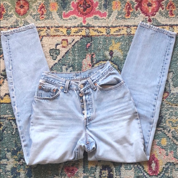 🚫SOLD🚫Vintage 501 USA High Waisted re/done 24 - Picture 2 of 7